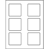 2.75" X 2.75" Blank  Labels