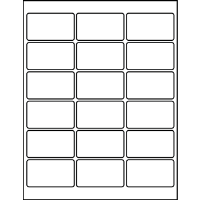 2.62" X 1.5" Blank Labels