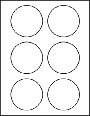 3.00" Round Blank Labels