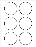 3.00" Round Blank Labels