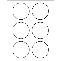 3.00" Round Blank Labels