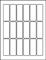 1.125" X 3.062" Blank Labels