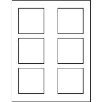 2.750" X 2.750" Blank Labels