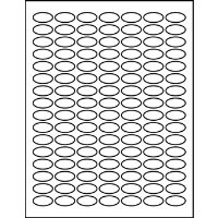 1.00" X 0.50" Blank Labels