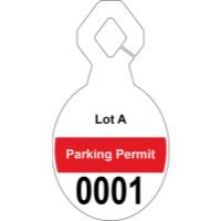 3.75" X 7.00" Parking Permits