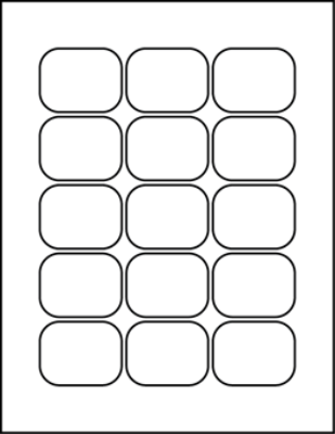 2.09" X 1.62" Blank Labels