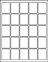 1.50" X 1.95" Blank Labels