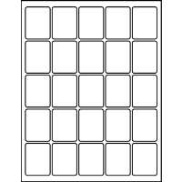 1.50" X 1.95" Blank Labels