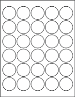1.50" Round Labels