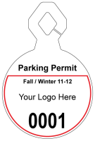 5.00" X 7.50" Parking Permits