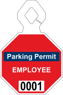 4.75" X 7.25" Parking Permits