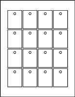 1.62" X 2.09" Rectangle Tags
