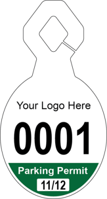 3.75" X 7.00" Parking Permits