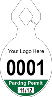 3.75" X 7.00" Parking Permits