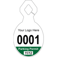 3.75" X 7.00" Parking Permits